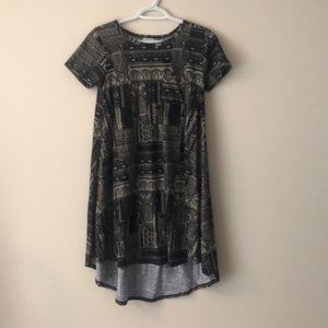 Lula Roe- high low cotton dress